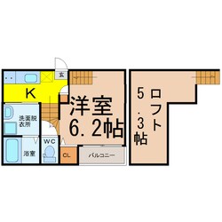 桜駅 徒歩5分 1階の物件間取画像